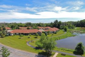 Hearthwood Senior Living aerial view of community